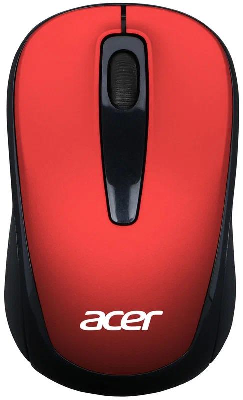 Изображение Мышь Acer OMR136  красный, черный