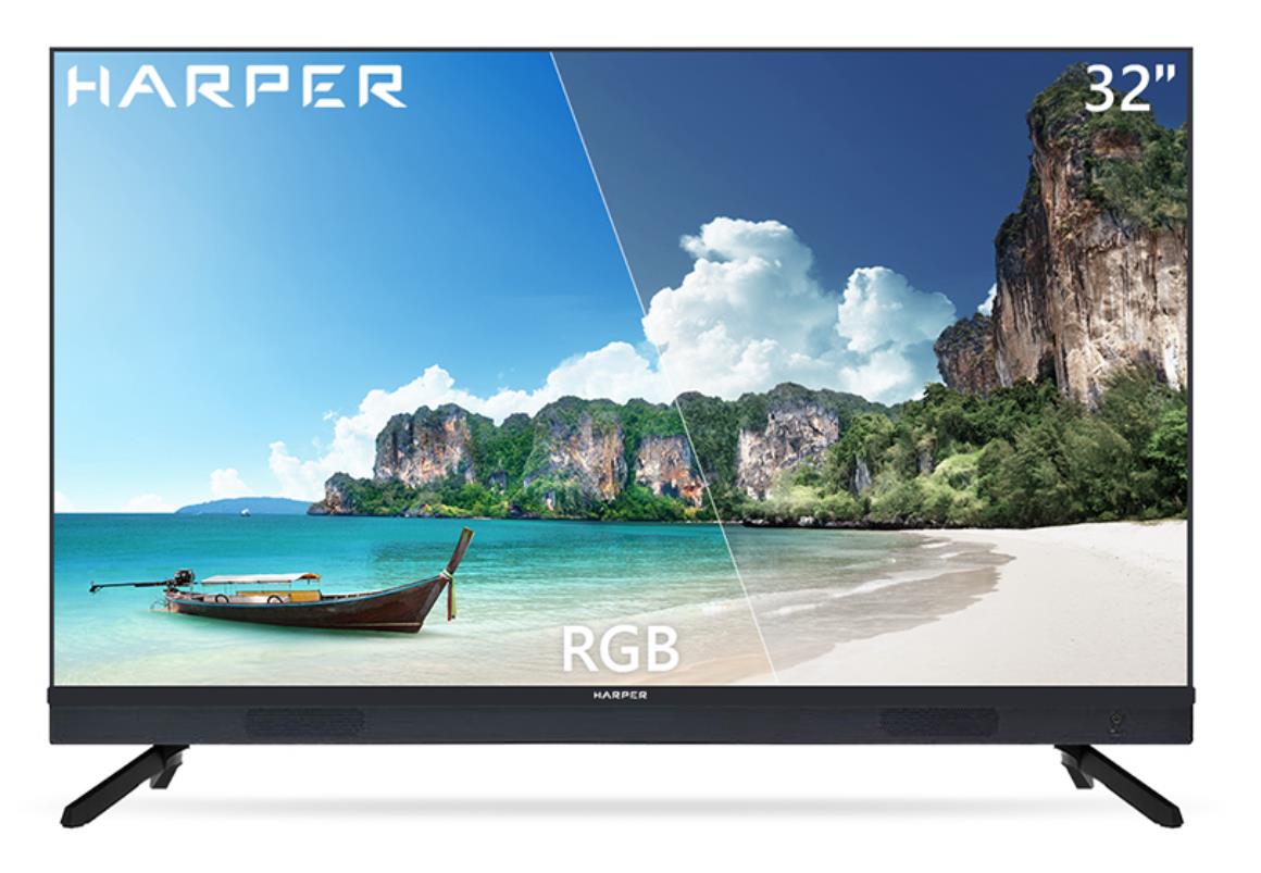 Изображение Телевизор Harper 32R821TS 32" 720p HD Smart TV черный