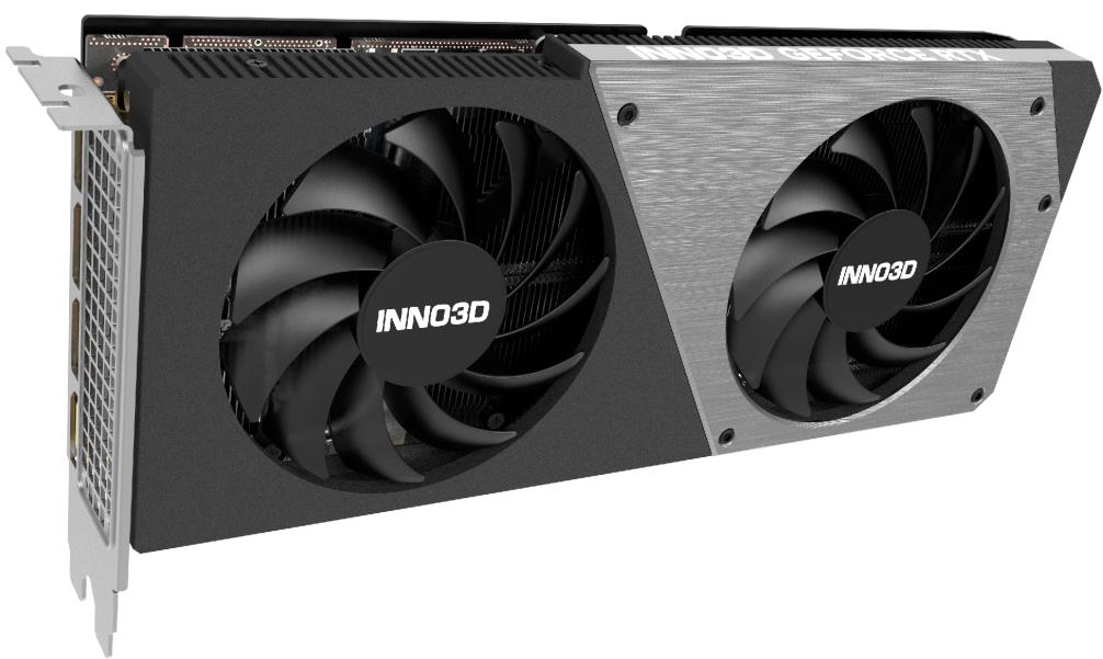 Изображение Видеокарта Inno3D NVIDIA GeForce RTX 4060 Ti Twin X2 OC 8 Гб (NVIDIA GeForce RTX 4060TI, GDDR6)/(N406T2-08D6X-171153N)