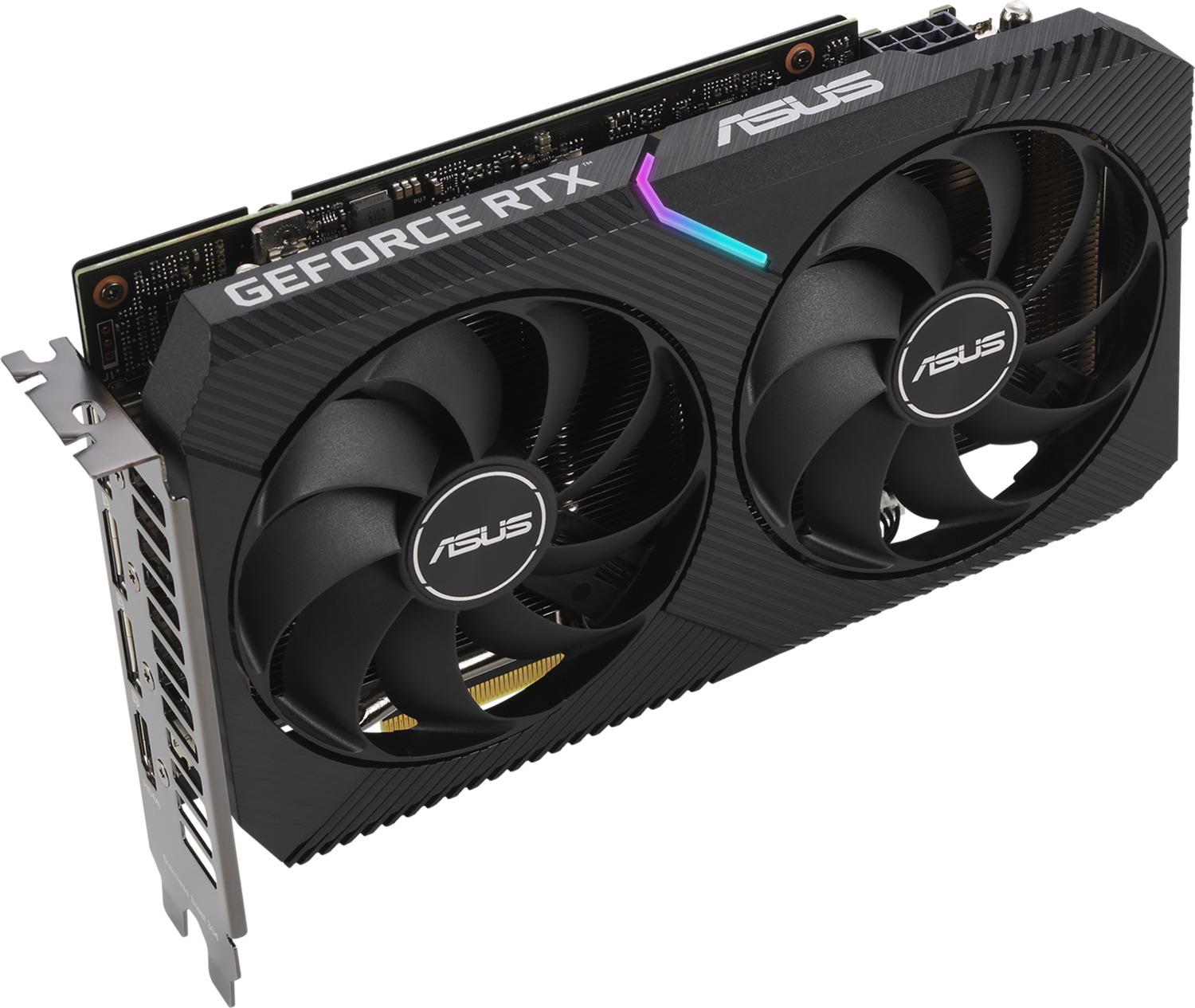 Изображение Видеокарта Asus Nvidia Geforce RTX 3060 12G V2 12 Гб (NVIDIA GeForce RTX 3060, GDDR6)/(90YV0GB3-M0NA10)