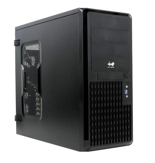 Изображение Корпус Inwin PE689BL (mATX, ATX, черный, без БП)/(038001/577)