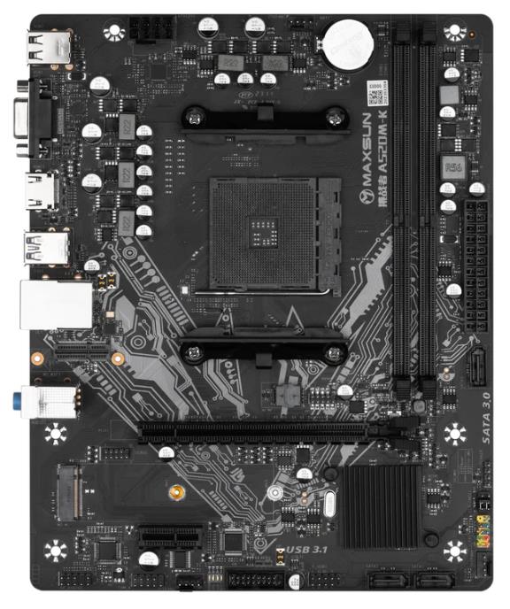 Изображение Материнская плата AM4 Maxsun Challenger A520M-K