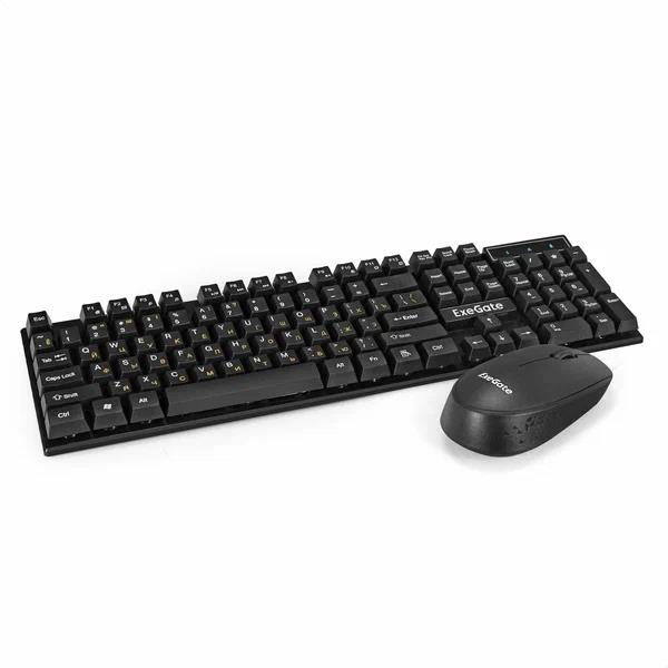 Изображение Клавиатура ExeGate Professional Standard Combo MK210 (USB), (черный)