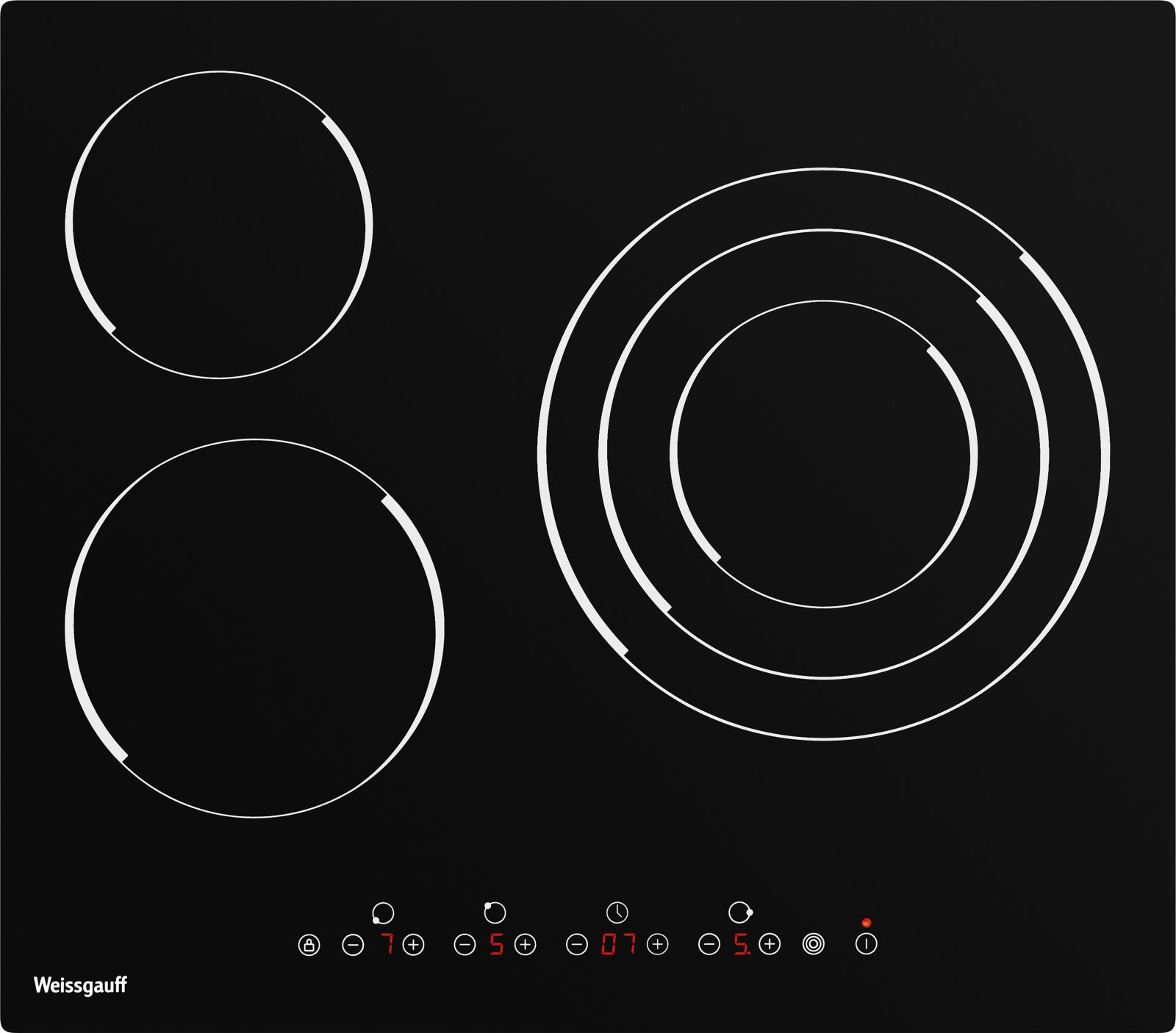 Изображение Варочная панель Weissgauff HV 633 B (черный)