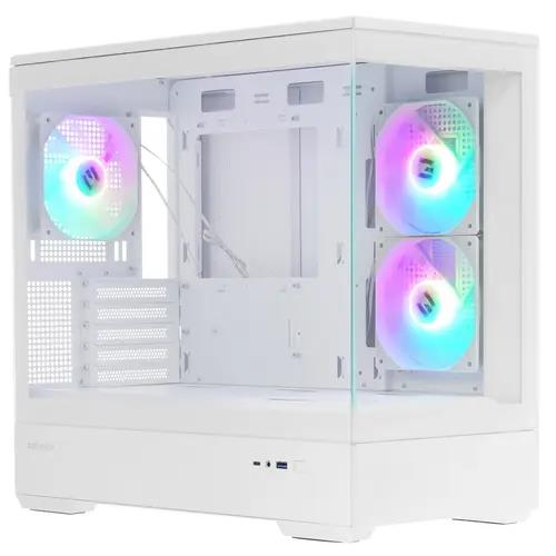 Изображение Корпус Zalman P30 (Mini-ITX, micro-ATX, белый, без БП)/(Zalman P30 White)