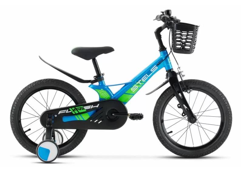 Изображение Велосипед Stels Flash KR 18 Z010 (зеленый, темно-синий/18 "/9.1 ")-2024 года JU135242*LU098250