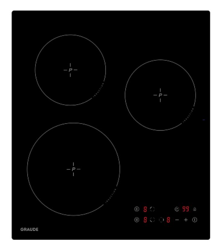 Изображение Варочная панель GRAUDE IK 45.0 S (черный)