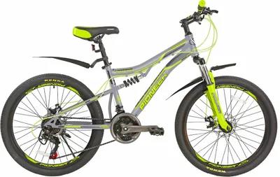 Изображение Велосипед Pioneer Comandor 24 (серый, черный, зеленый/24 "/14.0 ")-2021 года