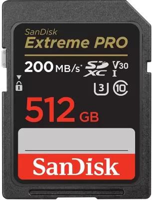 Изображение Карта памяти SanDisk SDXC Extreme Pro Class 10 512 Гб  SDSDXXD-512G-GN4IN