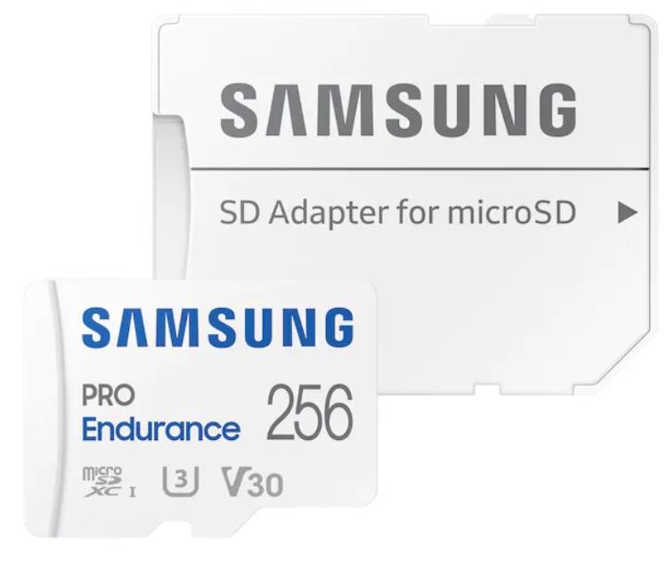 Изображение Карта памяти Samsung MicroSDXC PRO Endurance Class 10 256 Гб адаптер на SD MB-MJ256KA/APC