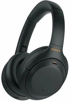 Изображение Bluetooth-гарнитура/наушники Sony WH-1000XM4 (черный)