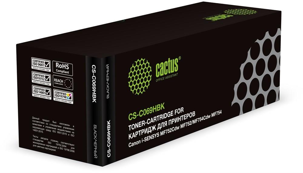 Изображение Картридж Cactus CS-C069HBK