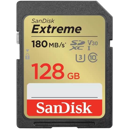 Изображение Карта памяти SanDisk SDXC Extreme Class 10 128 Гб  SDSDXVA-128G-GNCIN