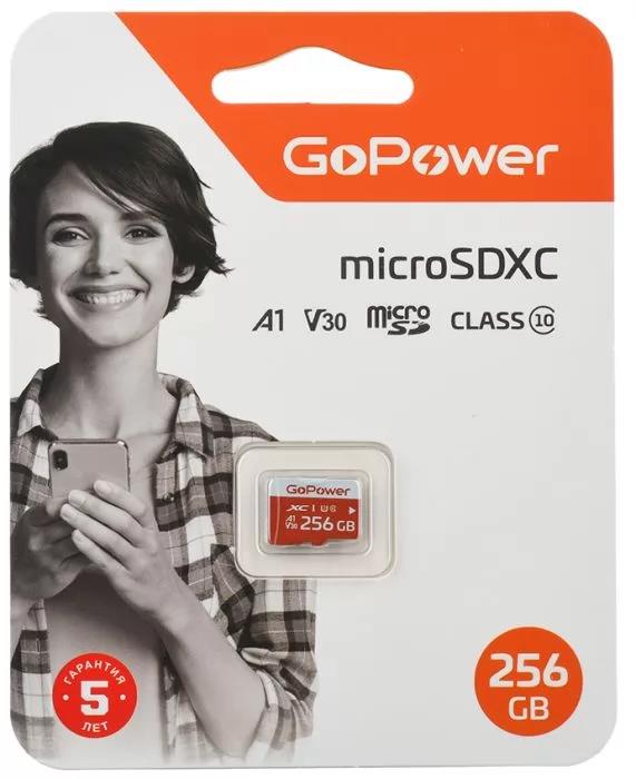 Изображение Карта памяти GoPower MicroSDXC Class 10 256 Гб  00-00025684