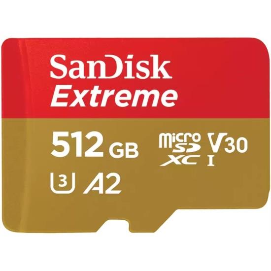 Изображение Карта памяти SanDisk MicroSDXC Extreme Class 10 512 Гб  SDSQXAV-512G-GN6MN