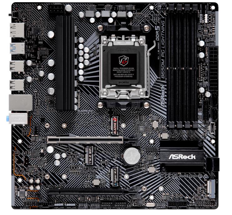 Изображение Материнская плата AM5 ASRock B650M PG LIGHTNING