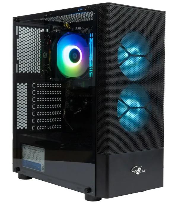 Изображение Корпус Eurocase B02RGB (mATX, ATX, Mini-ITX, черный, без БП)/(Eurocase B02RGB)