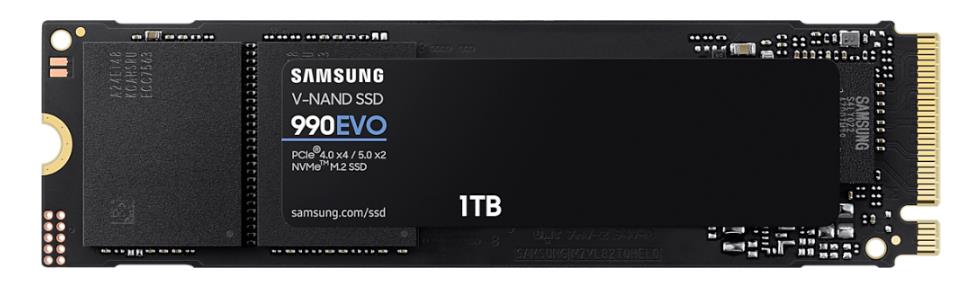 Изображение SSD диск Samsung 990 EVO 1024 Гб 2280 (MZ-V9E1T0BW)