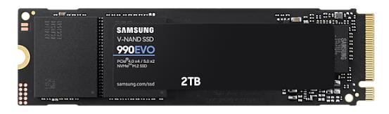 Изображение SSD диск Samsung 990 EVO 2048 Гб 2280 (MZ-V9E2T0BW)