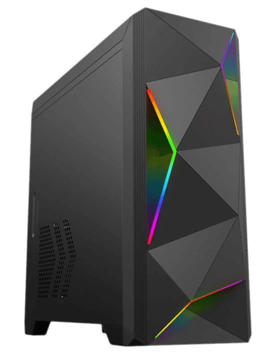 Изображение Корпус GameMax Zircon Ares (mATX, Mini-ITX, черный, без БП)/(Ares Zircon)