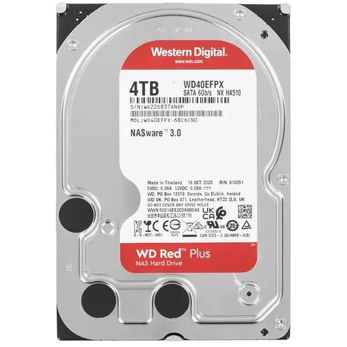 Изображение Жесткий диск 3.5" 4000 ГБ Western Digital Red Plus, 5400 rpm, 256 МБ