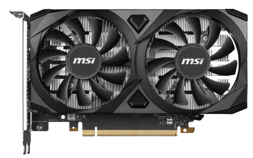 Изображение Видеокарта MSI NVIDIA GeForce RTX 3050 6Gb 6 Гб (NVIDIA GeForce RTX 3050, GDDR6)/(RTX 3050 VENTUS 2X 6G)