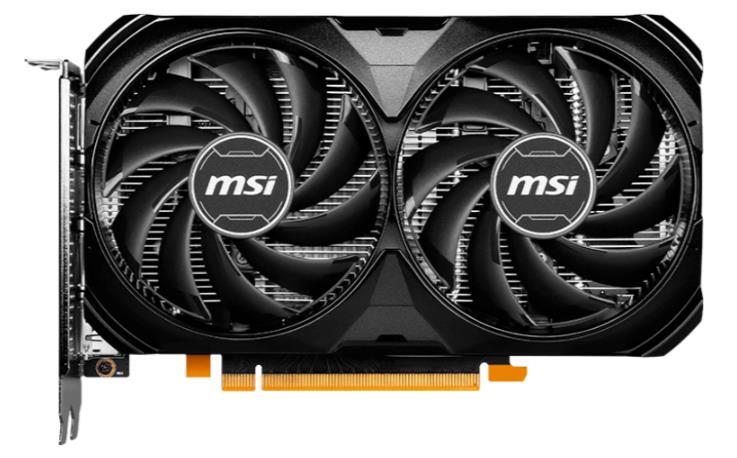 Изображение Видеокарта MSI NVIDIA GeForce RTX 4060 8Gb 8 Гб (NVIDIA GeForce RTX 4060, GDDR6)/(RTX 4060 VENTUS 2X BLACK 8G)