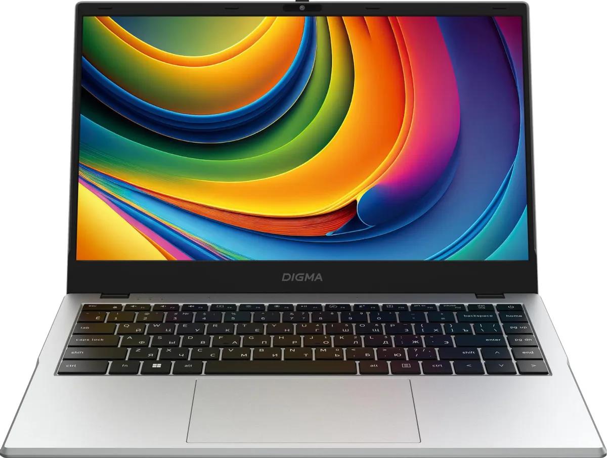 Изображение Ноутбук Digma EVE P4851 (Intel  1000 МГц/ SSD 256 ГБ  /RAM 8 ГБ/ 14" 1920x1080/VGA встроенная/ Windows 11 Pro) (DN14N2-8CXW01)