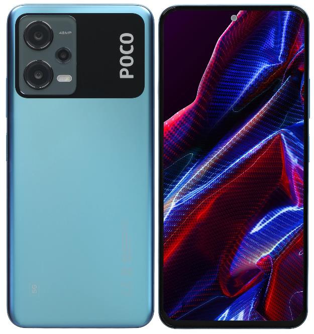 Изображение Смартфон Xiaomi POCO X5 5G (256 Гб/8 Гб) голубой