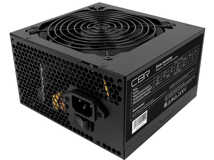 Изображение Блок питания CBR PSU-ATX700-12GM (PSU-ATX700-12GM) (700 Вт )