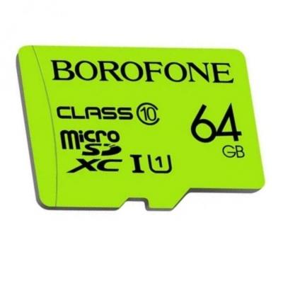 Изображение Карта памяти BOROFONE MicroSDXC Class 10 64 Гб  6931474701244