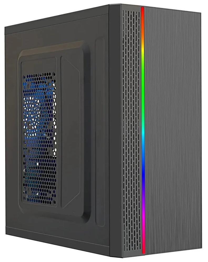 Изображение Корпус Winard 3075 RGB (mATX, ATX, черный, без БП)/(3075 RGB)