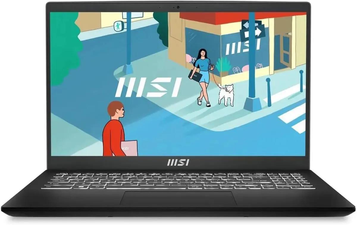 Изображение Ноутбук MSI Modern 15 H B13M-097XRU (Intel 13700H 2400 МГц/ SSD 512 ГБ  /RAM 16 ГБ/ 15.6" 1920x1080/VGA встроенная/ DOS) (9S7-15H411-097)