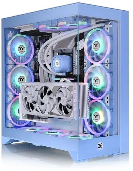 Изображение Корпус Thermaltake CTE E660 MX Hydrangea Blue (mATX, ATX, Mini-ITX, EATX, синий, без БП)/(CA-1Y3-00MFWN-01)