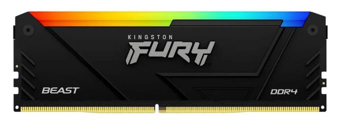 Изображение Оперативная память 1x32 GB DDR4 Kingston Fury Beast RGB (21300 МБ/с, 2666 МГц, CL16)