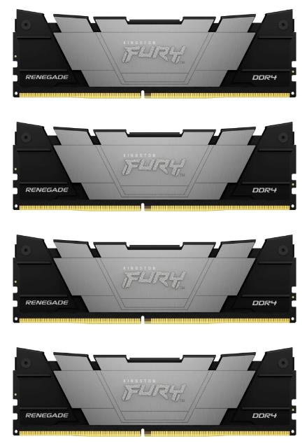 Изображение Оперативная память 4x16 GB DDR4 Kingston Fury Renegade (25600 МБ/с, 3200 МГц, CL16)