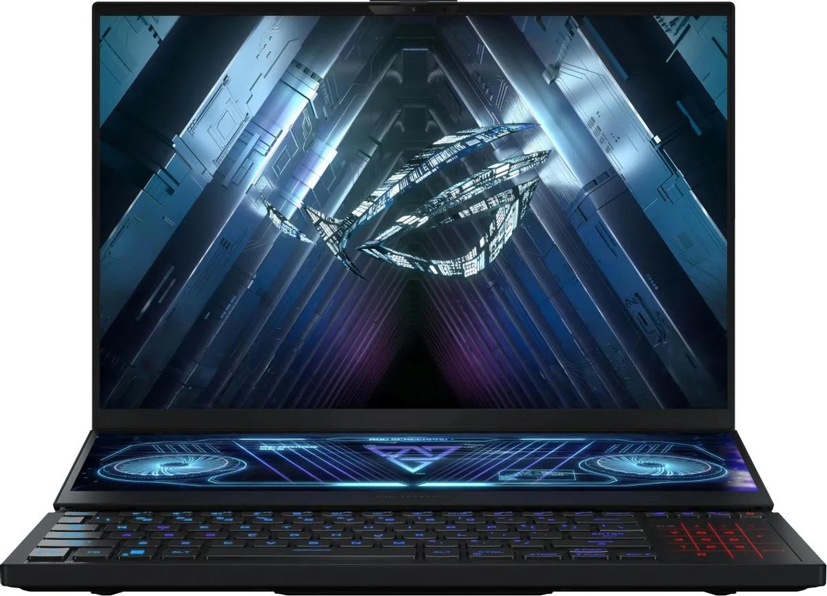 Изображение Ноутбук Asus ROG Zephyrus Duo 16 GX650PY-NM049W (AMD 7945HX 2500 МГц/ SSD 2048 ГБ  /RAM 32 ГБ/ 16" 2560x1600/VGA дискретная/ Windows 11 Home) (90NR0BI1-M002U0)