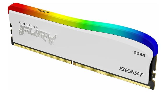 Изображение Оперативная память 8 GB DDR4 Kingston Fury Beast RGB (25600 МБ/с, 3200 МГц, CL16)