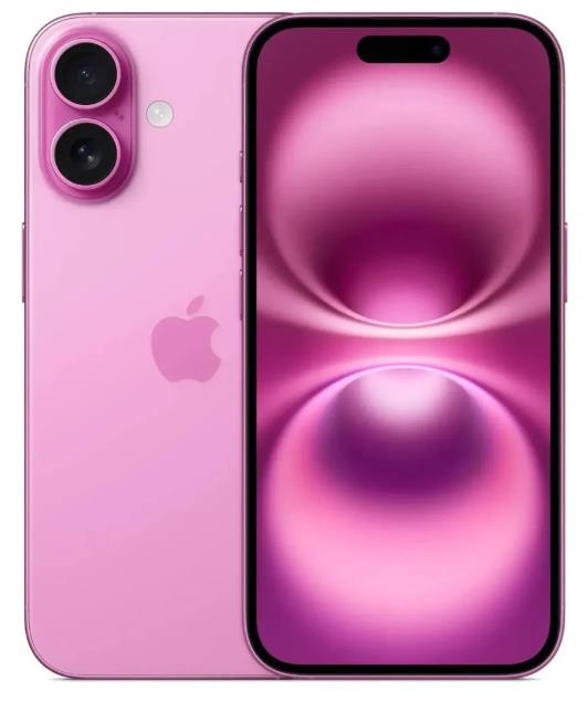 Изображение Смартфон Apple iPhone 16 A3287 (256 Гб/8 Гб) розовый