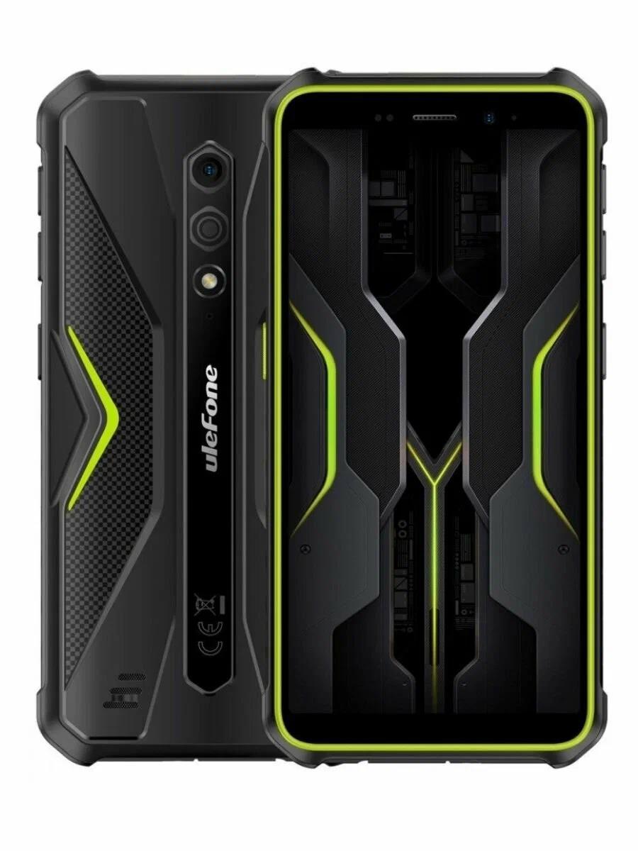 Изображение Смартфон Ulefone Armor X12 Pro (64 Гб/4 Гб) зеленый, черный