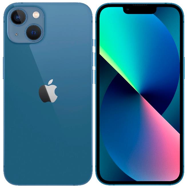 Изображение Смартфон Apple iPhone 13 (128 Гб/4 Гб) синий