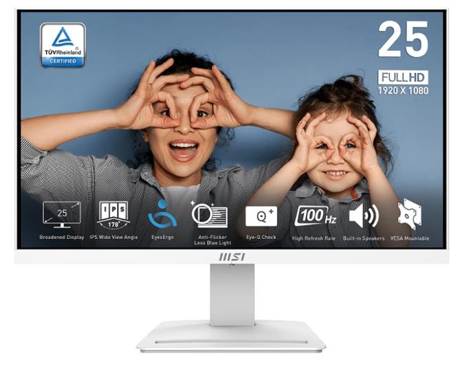 Изображение Монитор MSI Pro MP253W (24,5 "/1920x1080/TFT IPS)