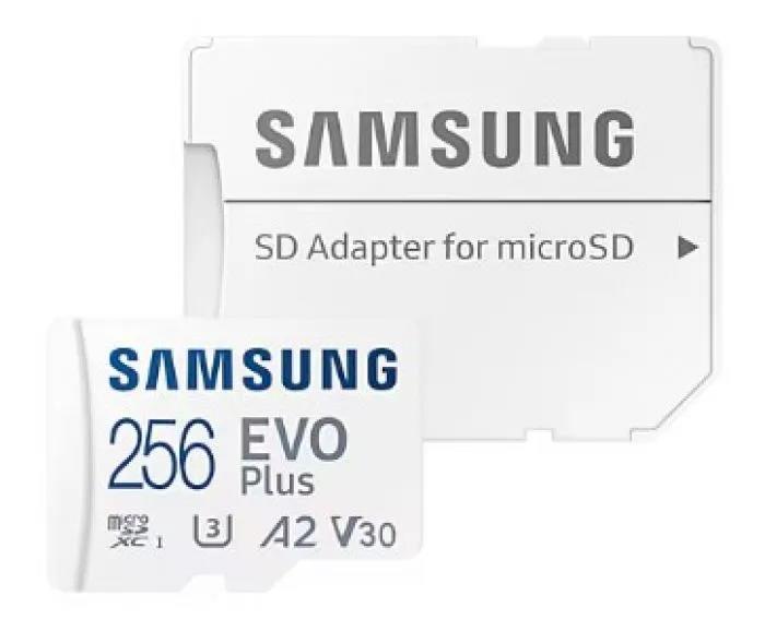 Изображение Карта памяти Samsung MicroSDXC EVO Plus Class 10 256 Гб адаптер на SD MB-MC256SA/APC