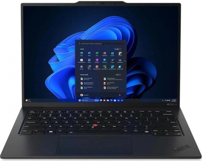 Изображение Ноутбук Lenovo ThinkPad X1 Carbon Gen 12 (Intel 155H 1400 МГц/ SSD 1024 ГБ  /RAM 32 ГБ/ 14" 2880x1800/VGA встроенная/ Windows 11 Pro) (21KDA04QCD)