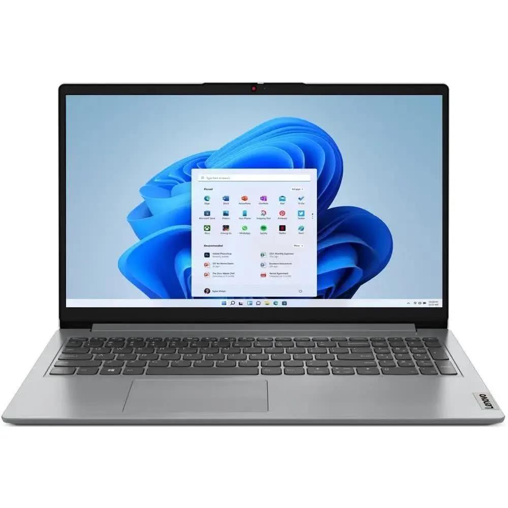 Изображение Ноутбук Lenovo IdeaPad 1 15AMN7 (AMD 7120U 2400 МГц/ SSD 256 ГБ  /RAM 8 ГБ/ 15.6" 1366x768/VGA встроенная/ Без ОС) (82VG00Q8FE)