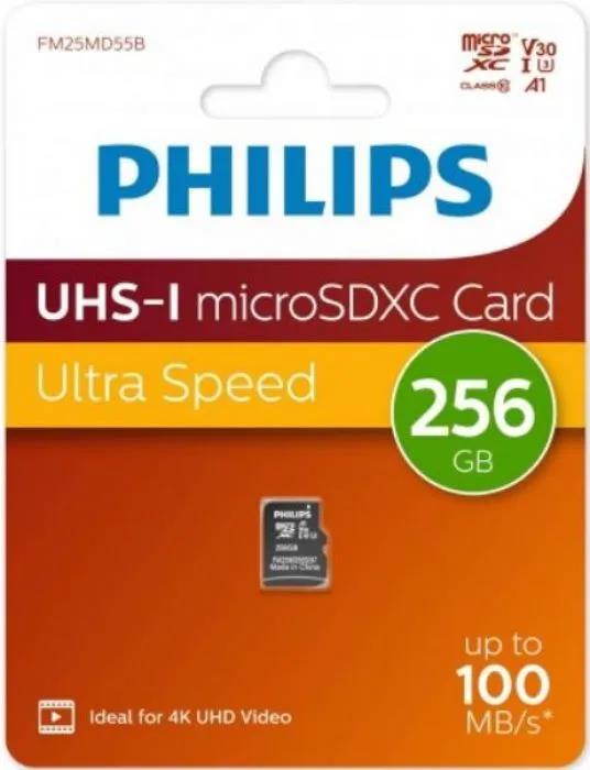 Изображение Карта памяти Philips MicroSDXC Class 10 256 Гб  FM25MD55B/97