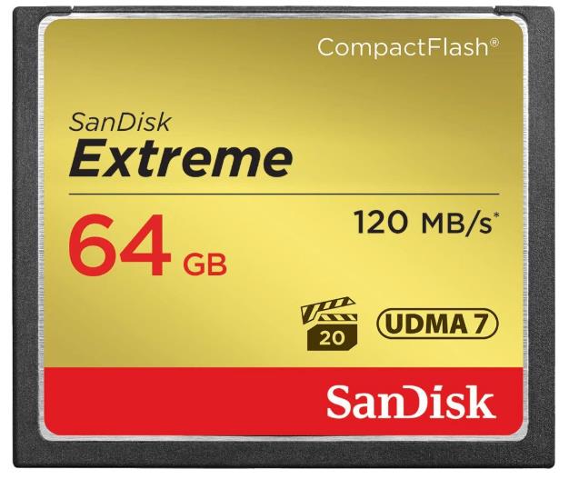 Изображение Карта памяти SanDisk CF Extreme  64 Гб  SDCFXSB-064G-G46