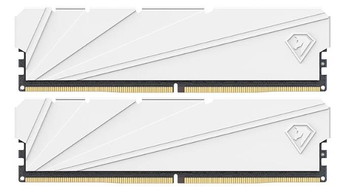 Изображение Оперативная память 2х8 GB DDR4 NETAC Shadow S White (28800 МБ/с, 3600 МГц, CL18)