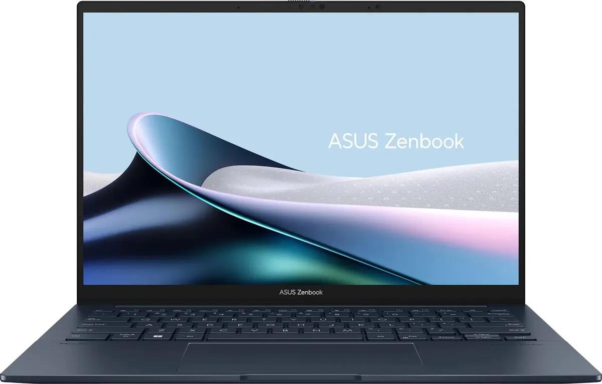 Изображение Ноутбук Asus Zenbook 14 OLED UX3405MA-QD992 (Intel 185H 2300 МГц/ SSD 512 ГБ  /RAM 16 ГБ/ 14" 1920x1200/VGA встроенная/ Без ОС) (90NB11R1-M01SU0)