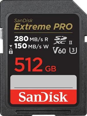 Изображение Карта памяти SanDisk SDXC Extreme Pro Class 10 512 Гб  SDSDXEP-512G-GN4IN